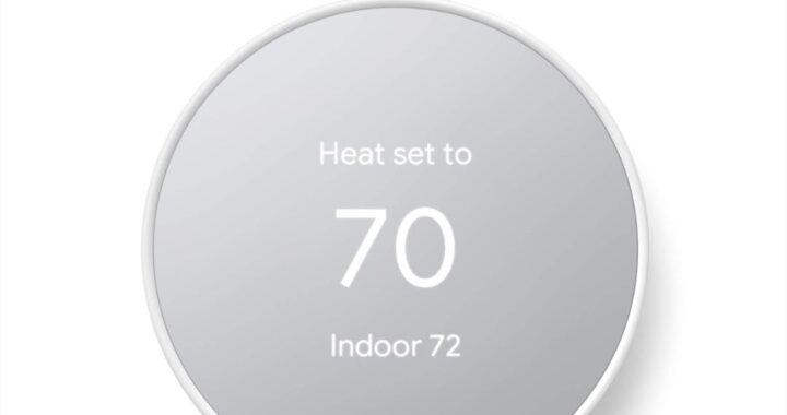 Google Nest Thermostat – Smart Thermostat for Home – Programmable Wifi Thermostat – Snow