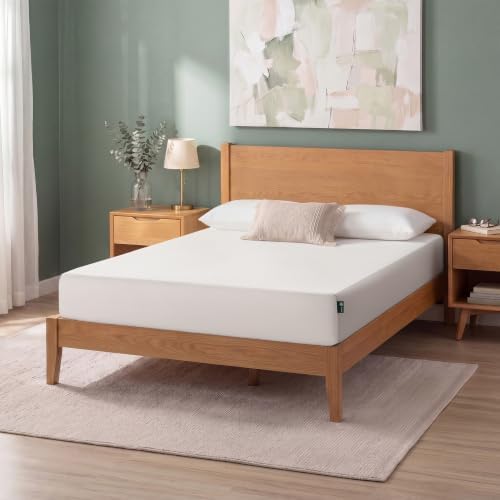 Zinus Green Tea Memory Foam Mattress 8 Inch, Pressure-Relieving Comfort and Total Body Support, Naturally Fresh, Medium Firm Feel, CertiPUR-US and Oeko-TEX Certified Safe Materials, Full | Pressure-Relieving Comfort & Full-Body Support, Naturally Fresh, CertiPUR-US & OEKO-TEX Certified Safe Materials