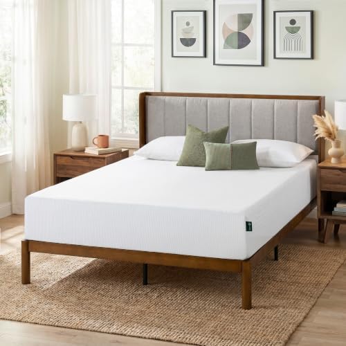 Zinus 10 Inch Full Green Tea Cooling Memory Foam Mattress, Medium Feel | Refreshing & Cooling Sleep, Targeted Pressure Relief, Just-Right Medium Feel, CertiPUR-US & OEKO-TEX Certified Materials