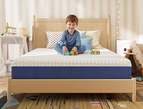 Gelsea 6 Inch Full Size Mattress, Firm Gel Memory Foam Full Mattress in a Box, Firm Back Support for Pressure Relief & Spinal Alignment, CertiPUR-US Certified, Fiberglass-Free