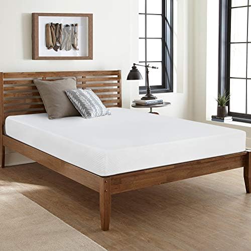 FDW | 8 Inch Full Mattress | Medium Firm | Gel Memory Foam | White | Dual Construction | Pressure Relief, Cooling Foam, Removable and Washable Cover | Bed in a Box, CertiPUR-US Certified