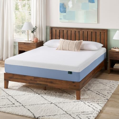 Zinus 8 Inch Full Cooling Essential Memory Foam Mattress, Medium Feel | Designed for Cooler Sleep, Soothing Pressure Relief, Just-Right Medium Feel, CertiPUR-US & OEKO-TEX Certified Materials